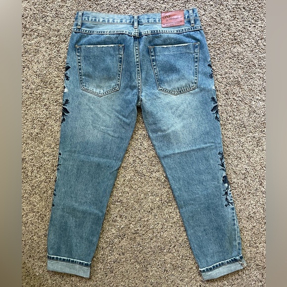 One Teaspoon floral embroidered jeans - Picture 6 of 11